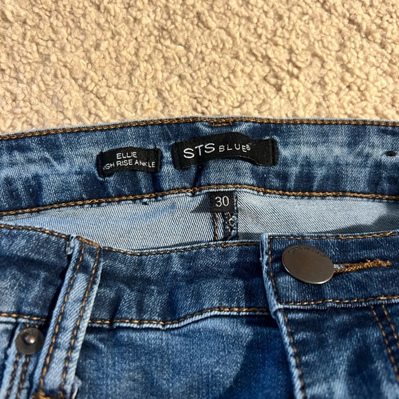 STS Blue Denim Jeans with Rips - Picture 2 of 5